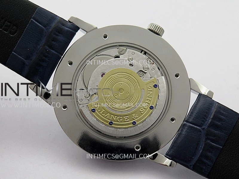 Saxonia Thin 211.026 SS SVF Best Edition Blue Star Dust Dial On Blue Leather Strap A2892